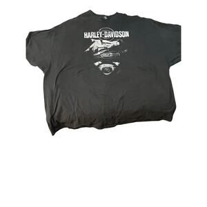 3XL Gainesville Harley Pin-up Shirt - Distressed Look